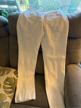 Country Road White Linen Chino - inseam 29” - waist 13.5”